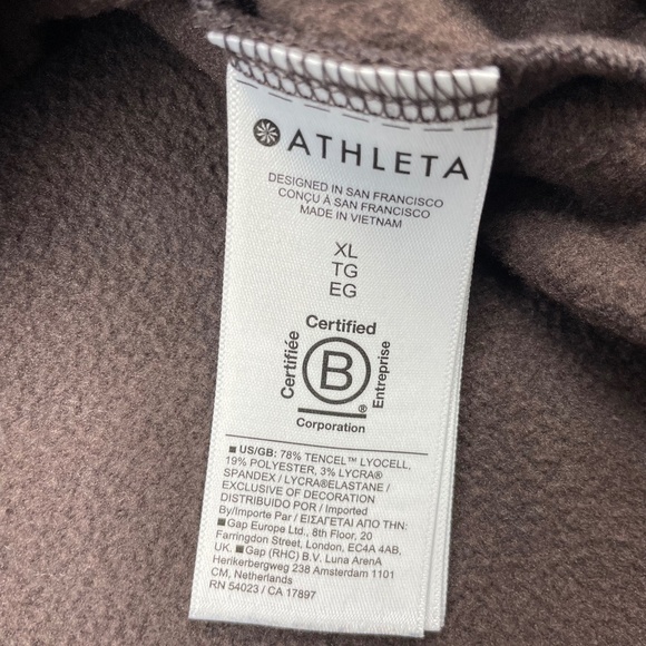 Athleta Long Sleeve Pullover Sweatshirt Women's Size XL - Picture 5 of 6